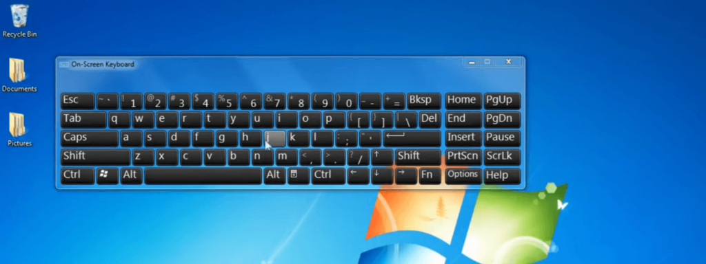 On Screen Keyboard in Windows