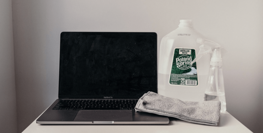 Isopropyl Alcohol to clean the laptop keys properly