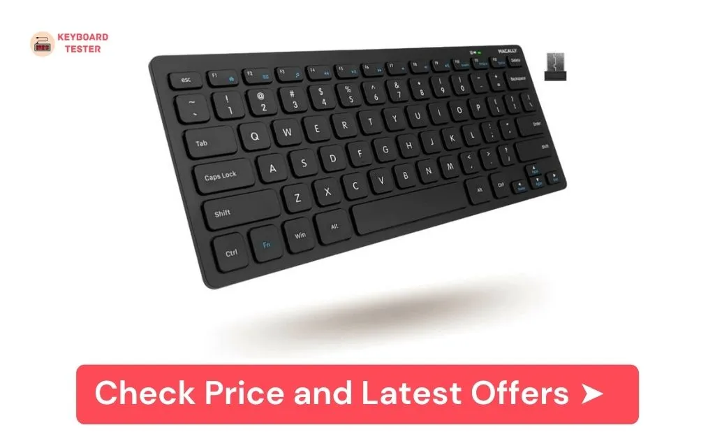 Portable Keyboard with Wireless 2.4Ghz Connectivity by Macally