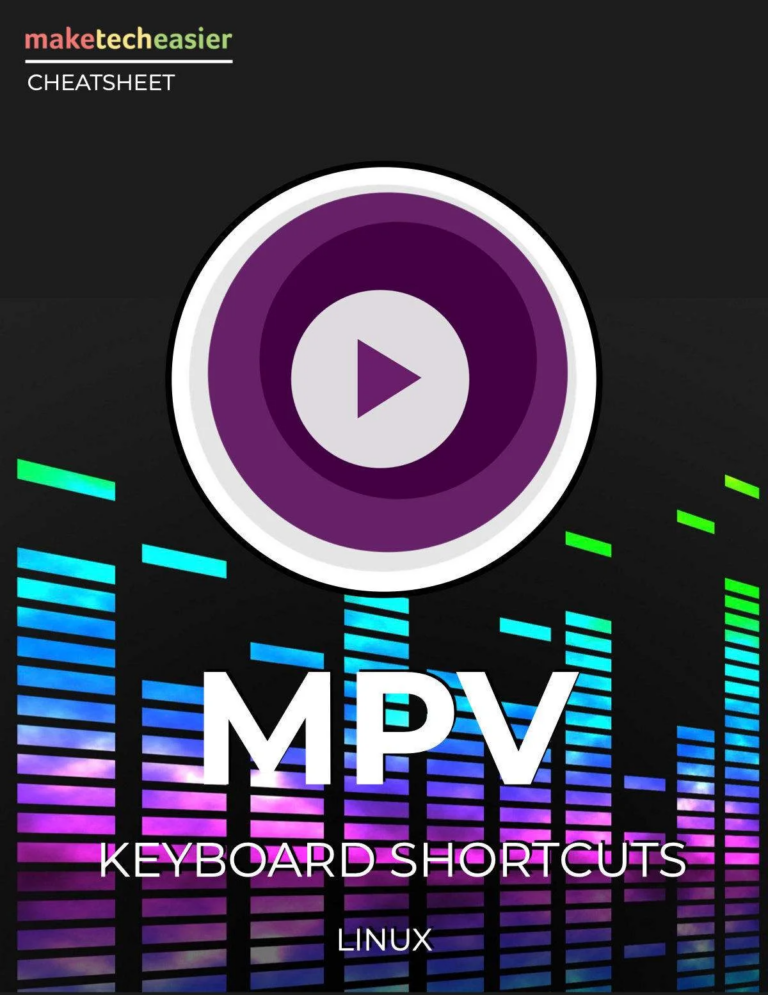 MPV Keyboard Shortcuts & Hotkeys (List)